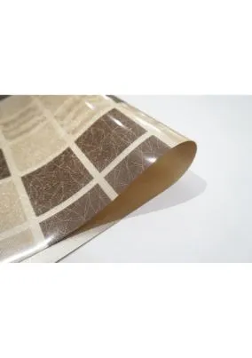Dainty Home Shimmer Blocks Reversible Metallic Printed Set of 4 Placemats