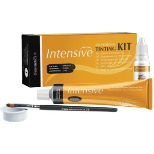 Deep Black Mini Tinting Kit - Original Orange Box Cream Hair Dye   Developer by Intensive Lash & Brow