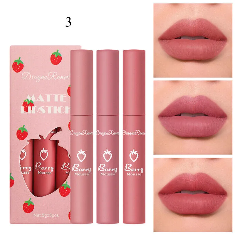 Dragon Ranee Berry Matte Lipstick Trio