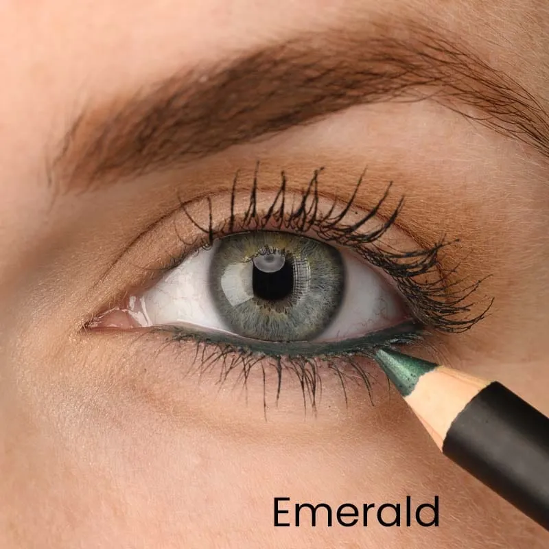 Emerald Hypoallergenic EyeLiner & Brow Pencils For Sensitive Eyes
