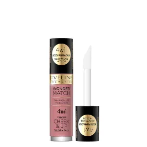 Eveline Wonder Match Cheek & Lip Blush &Liquid Lipstick 02