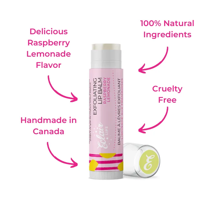 Exfoliating Lip Balm - Raspberry Lemonade