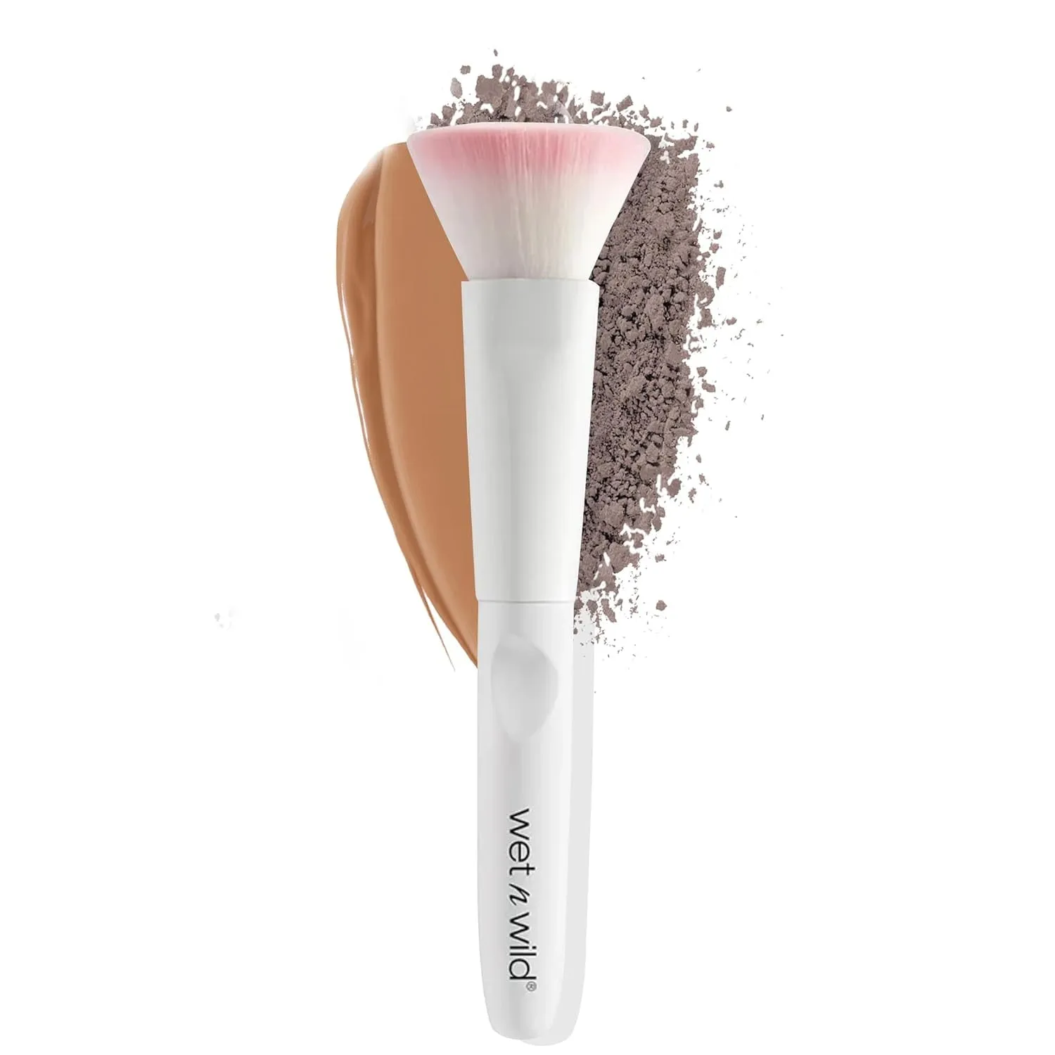 Eyebrow and Liner Brush, Dual-Ended Angled Bristles with Ergonomic Handle for Comfortable Precision Control