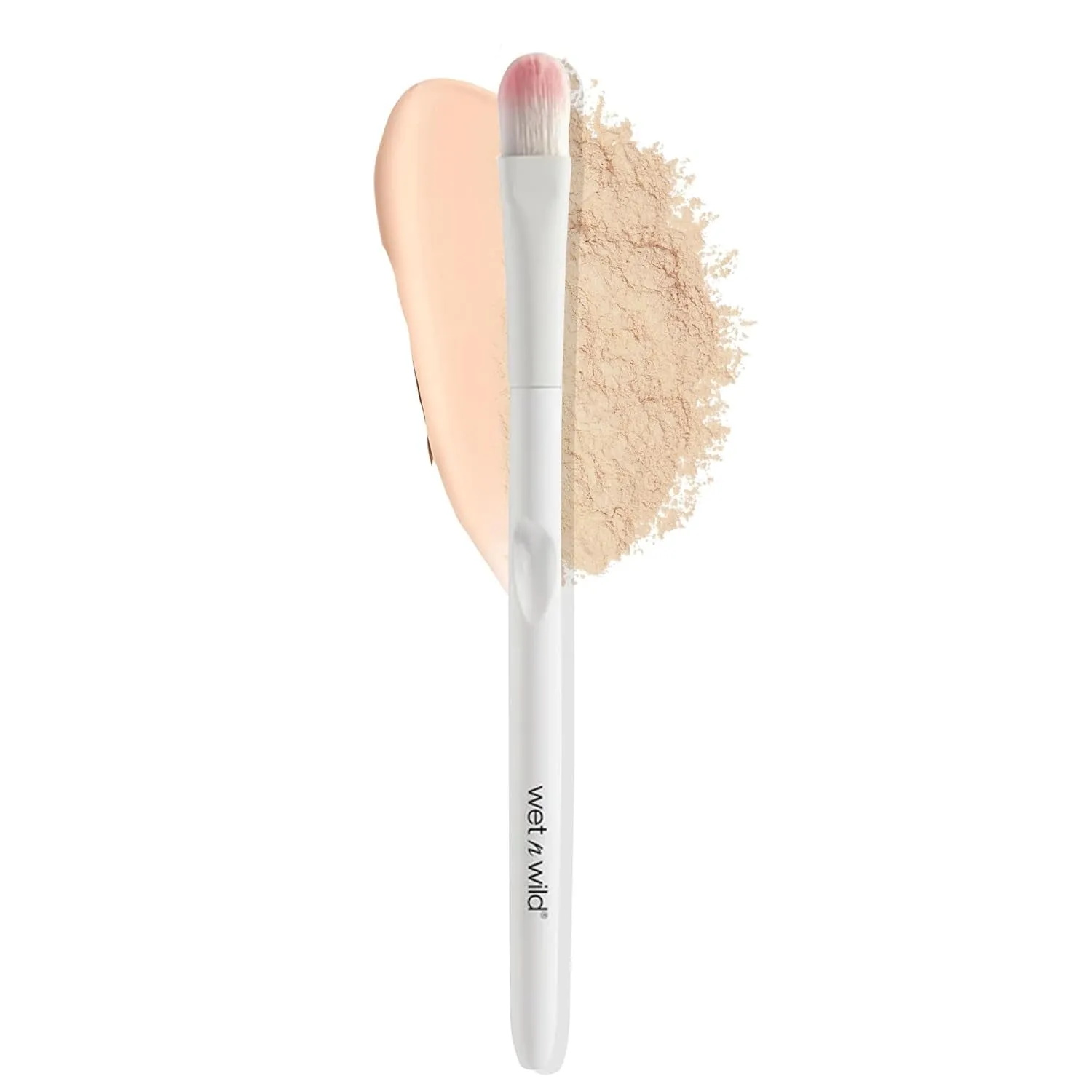 Eyebrow and Liner Brush, Dual-Ended Angled Bristles with Ergonomic Handle for Comfortable Precision Control