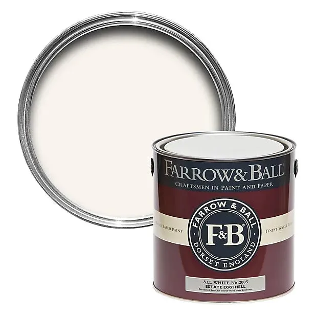 Farrow & Ball All White Paint 2005