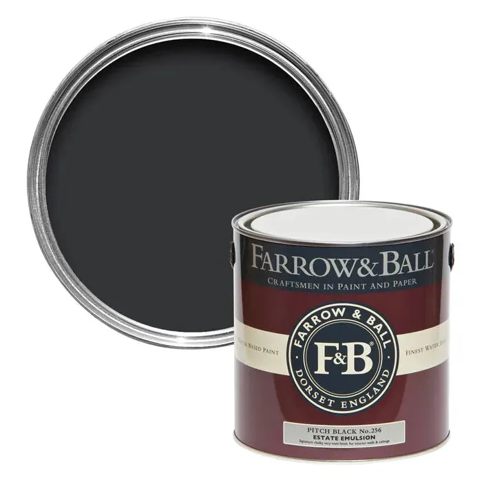 Farrow & Ball Pitch Black Paint 256