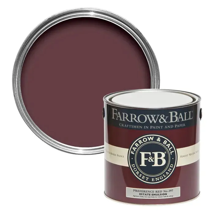 Farrow & Ball Preference Red Paint 297