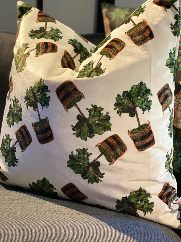 FIDDLE FIG ~ EURO   LUMBAR CUSHIONS