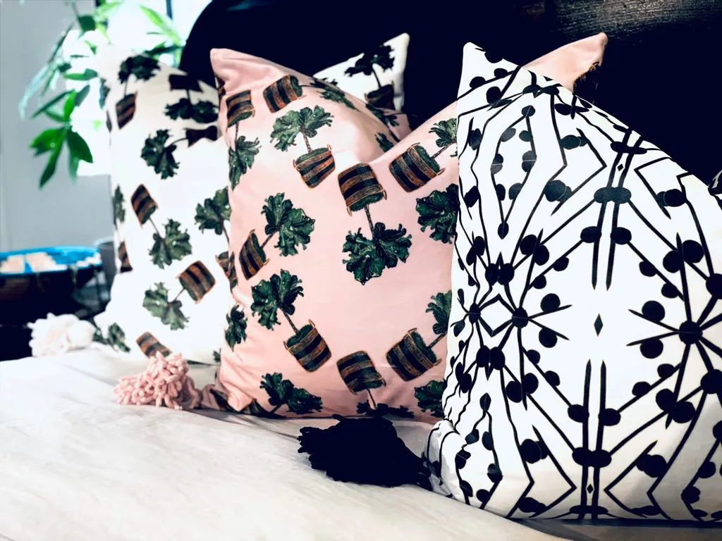 FIDDLE FIG ~ EURO   LUMBAR CUSHIONS