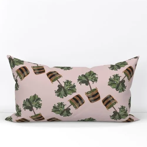 FIDDLE FIG ~ EURO   LUMBAR CUSHIONS