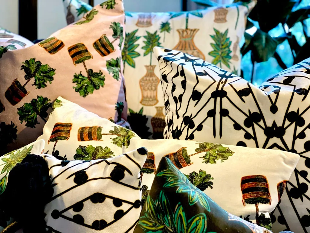 FIDDLE FIG ~ EURO   LUMBAR CUSHIONS