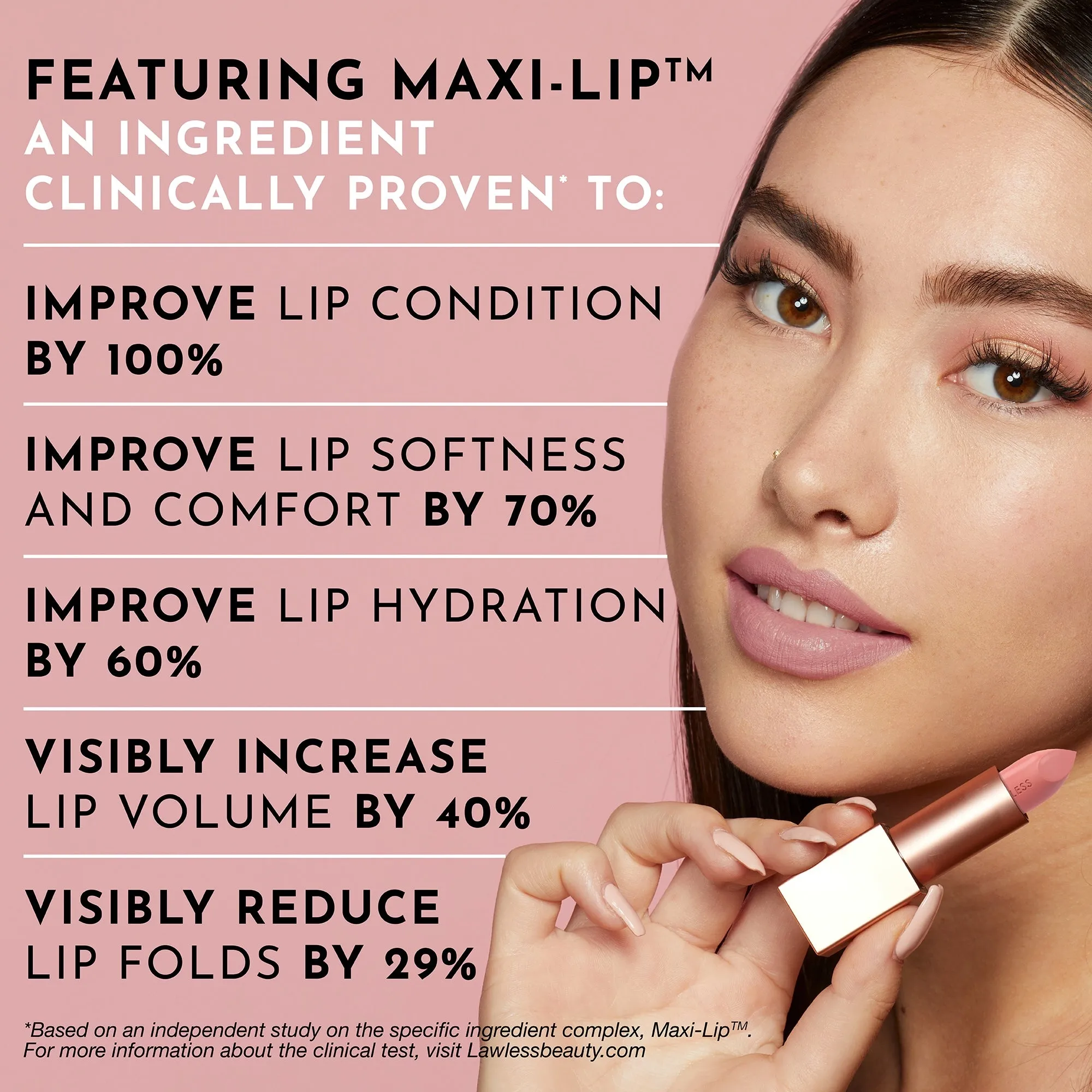 Forget The Filler Lip-Plumping Line-Smoothing Satin Cream Lipstick