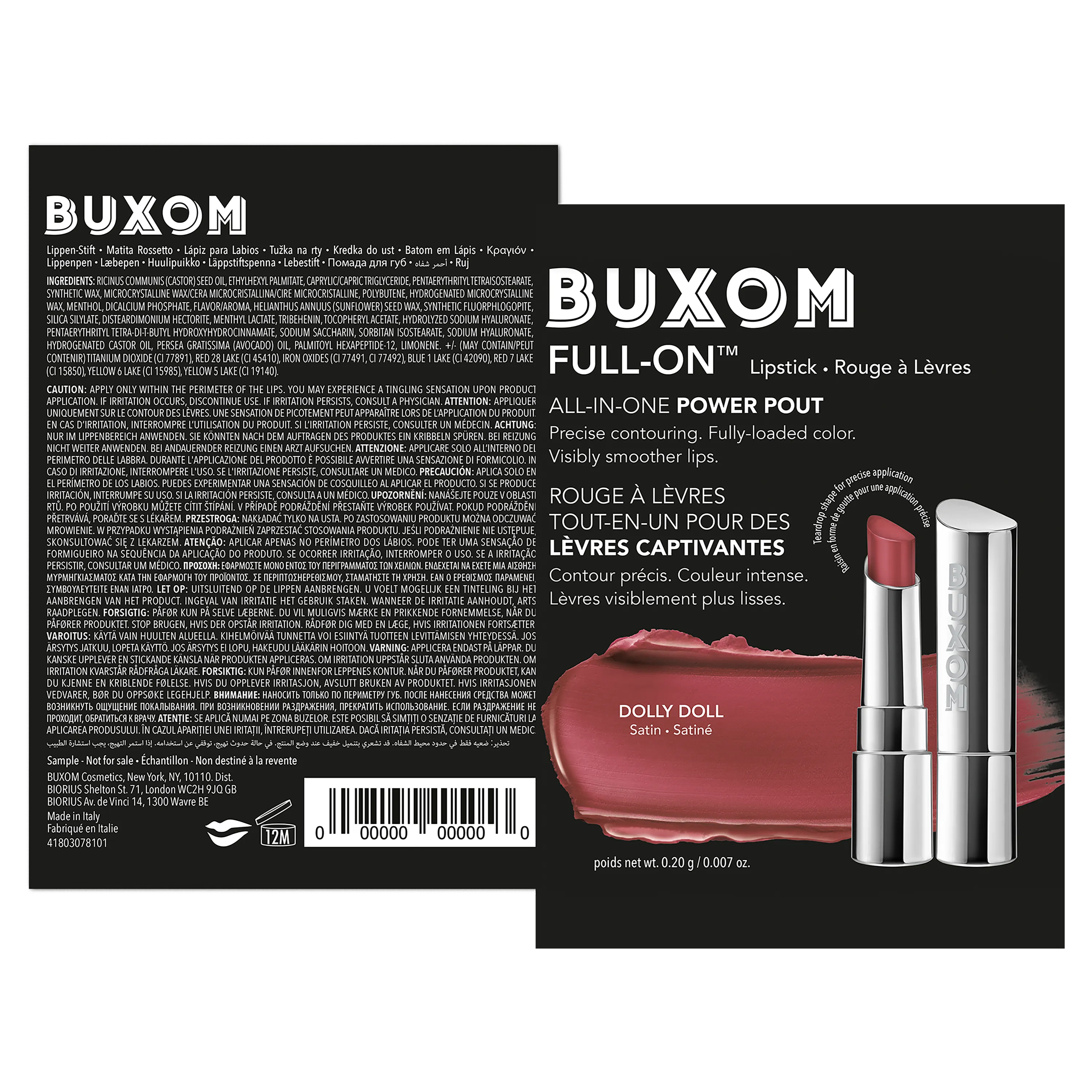 Full-On™ Plumping Lip Color Satin Sample in Dolly Doll