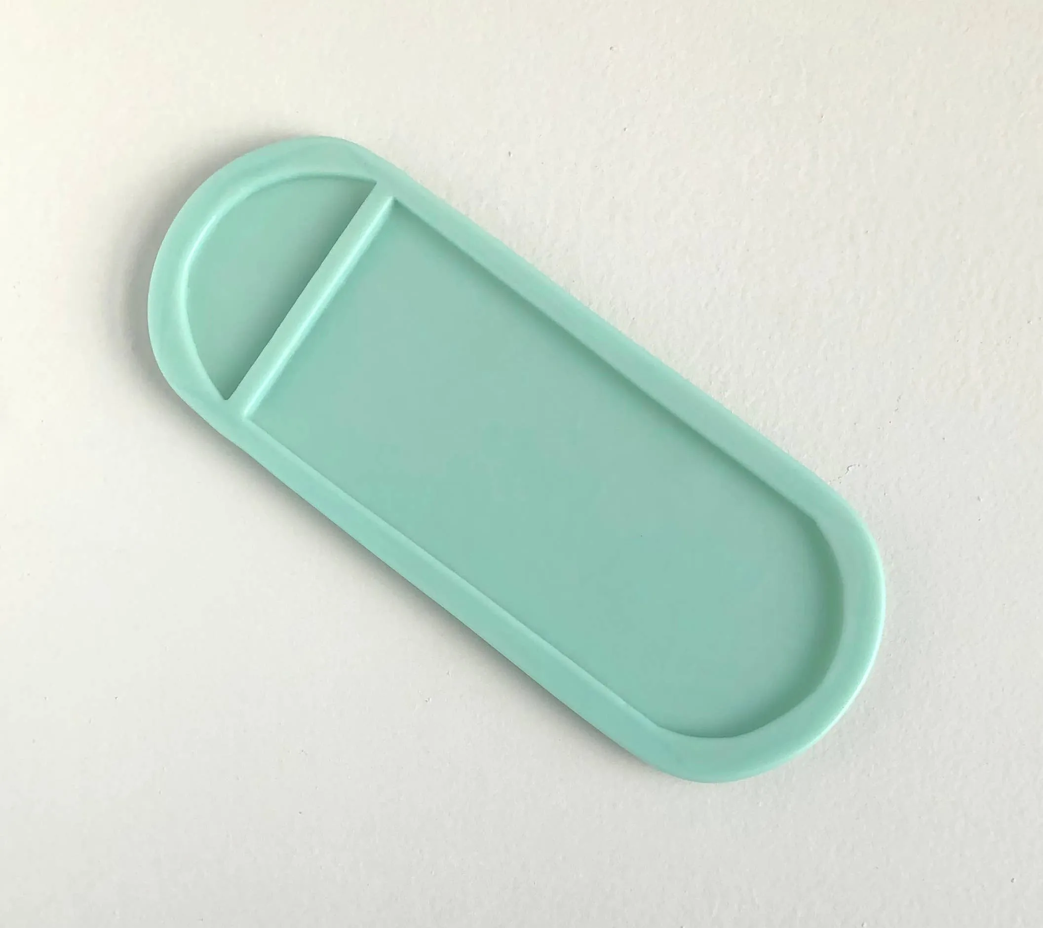 Fused Glass Tray -Pistachio