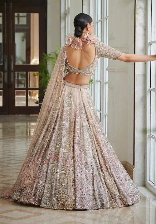 Gianna Pearl Muted Pink Lehenga Set