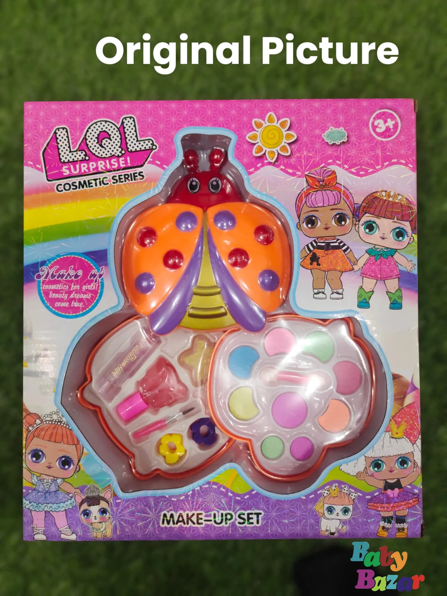 Girls Real Makeup Washable Princess Play Makeup Set Kids Toy Safes