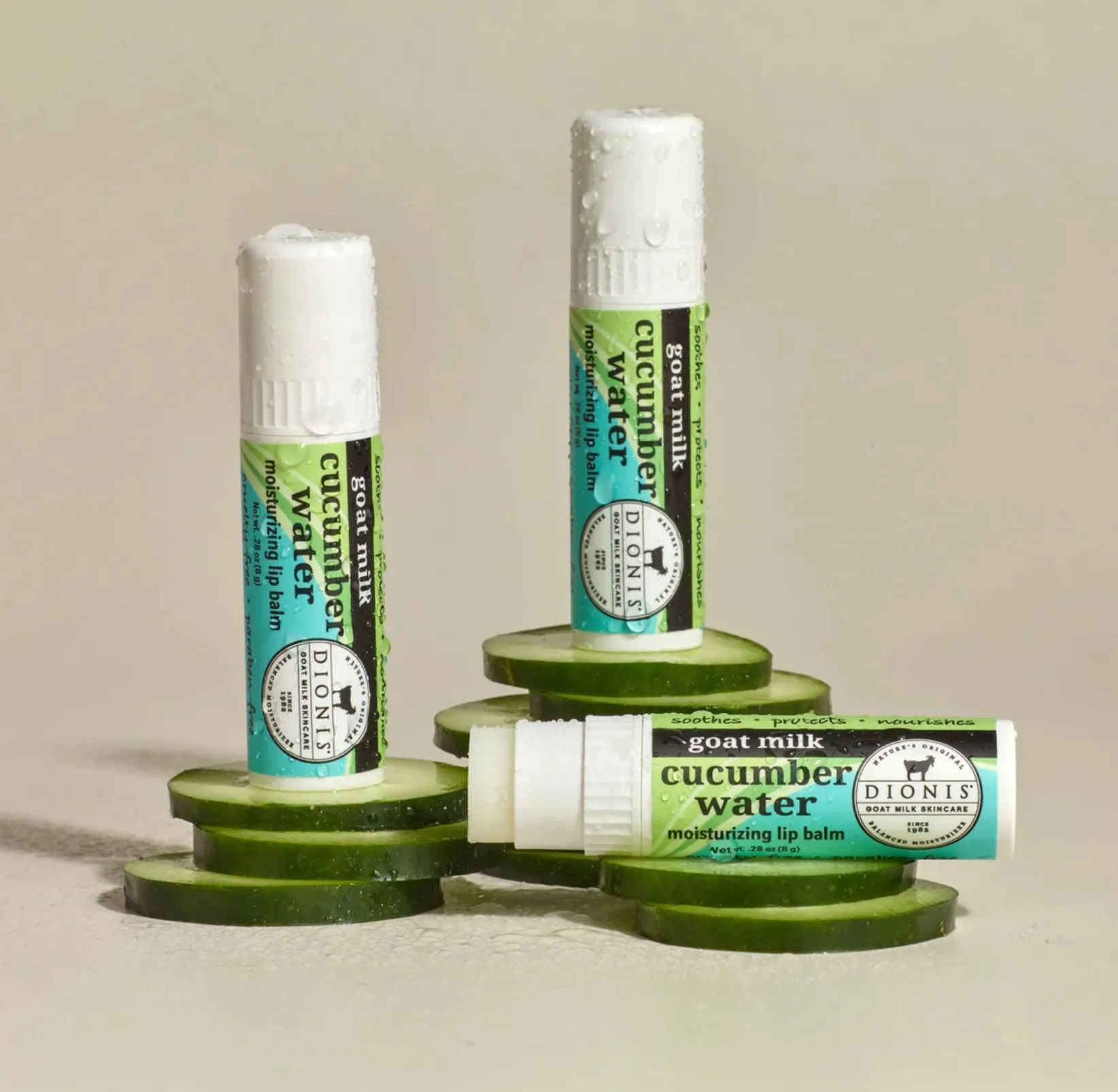 Goat Milk Lip Balm - Cucumber Water