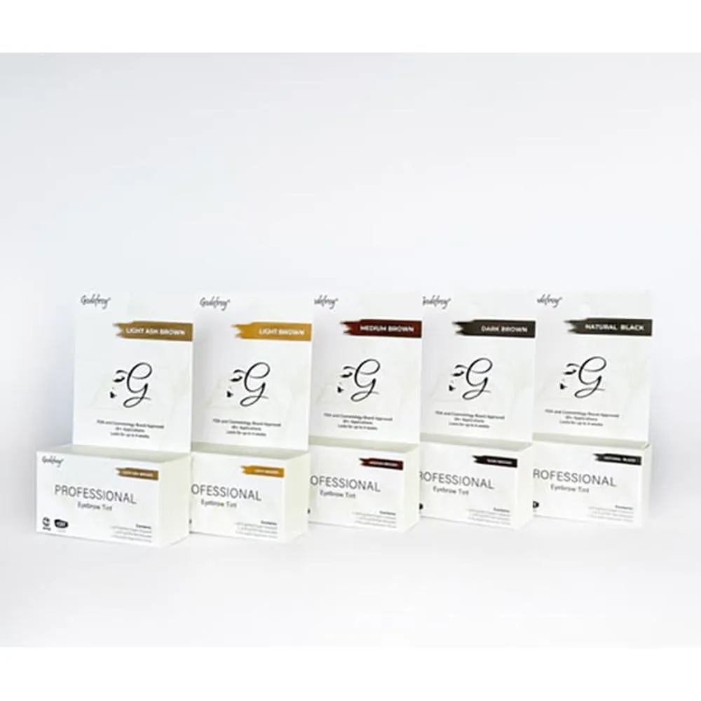 Godefroy Professional Eyebrow Tint - Light Ash Brown / 20 Applications