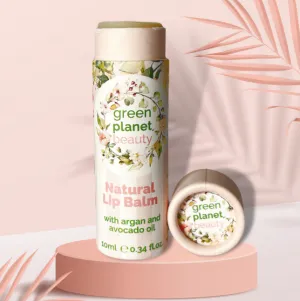 Green Planet Beauty Lip Balm with Argan & Avocado Oil