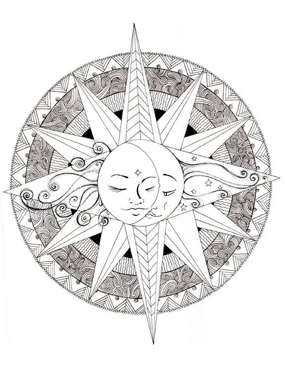 Healing Mandalas Coloring Book