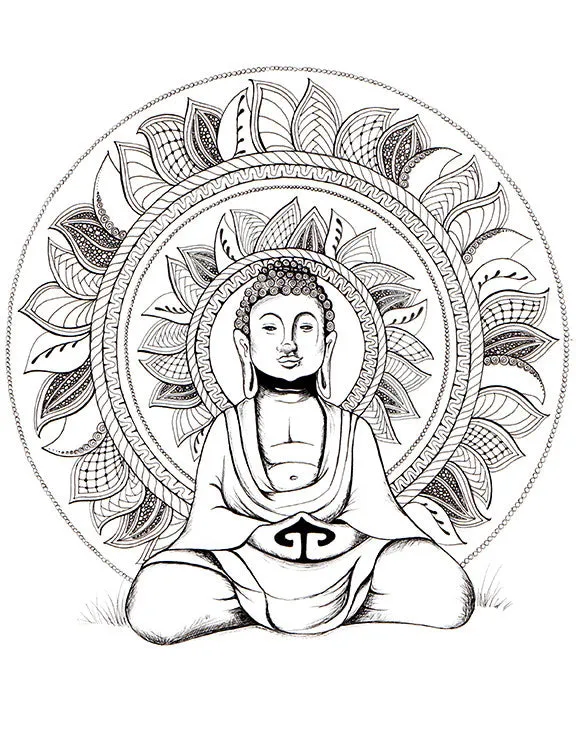 Healing Mandalas Coloring Book