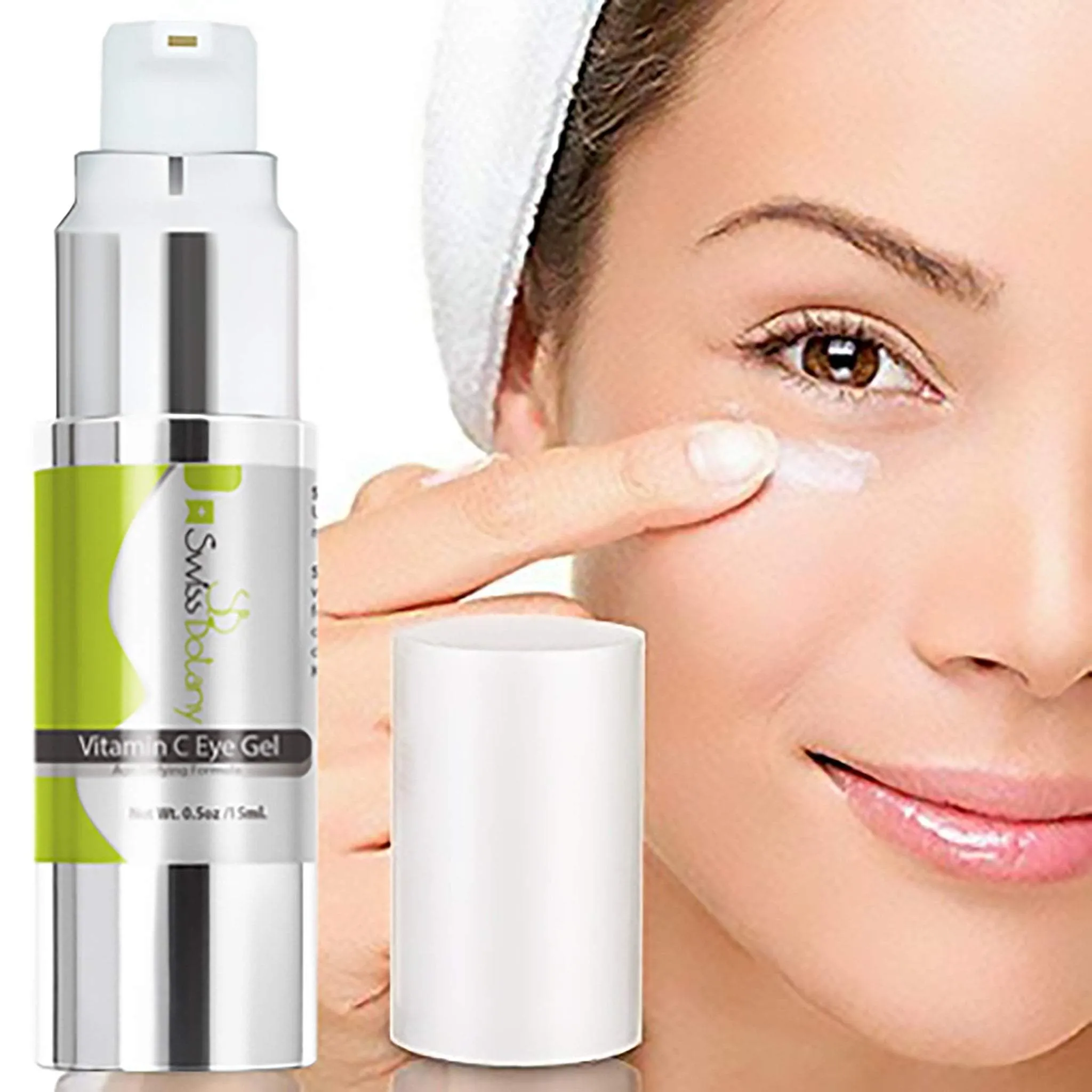 Hyaluronic Acid Eye Gel Serum Retinol Anti Aging For DARK CIRCLES, PUFFINESS, BAGS & WRINKLES for men and women with Pure Vitamin C