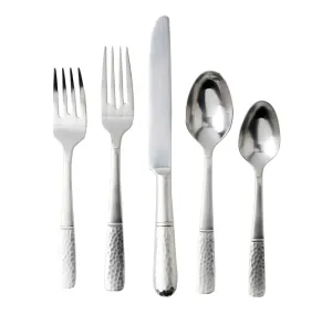 Juliska Carine Bright Satin 5 Piece Flatware Setting
