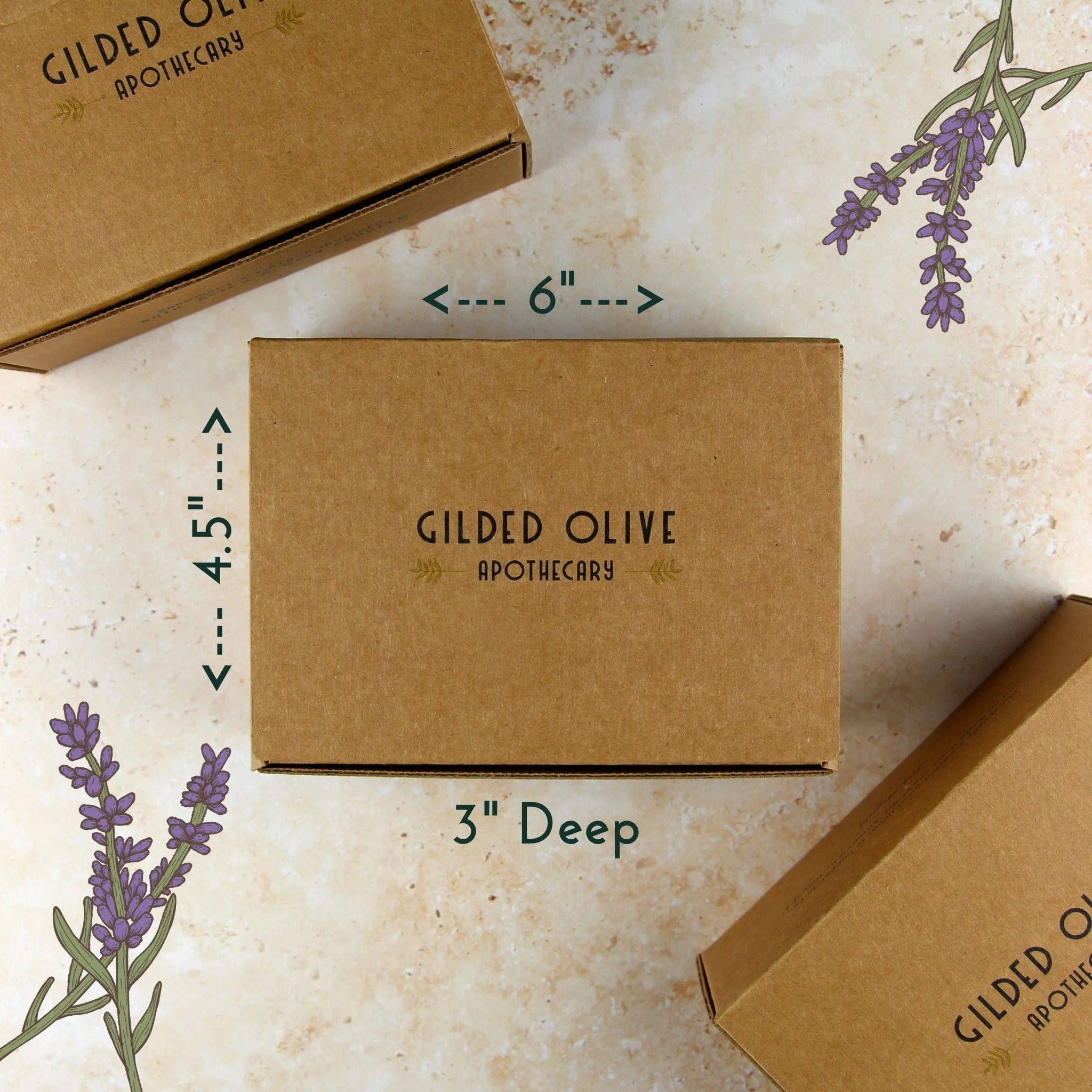 Lavender Scented Soap & Candle Gift Box