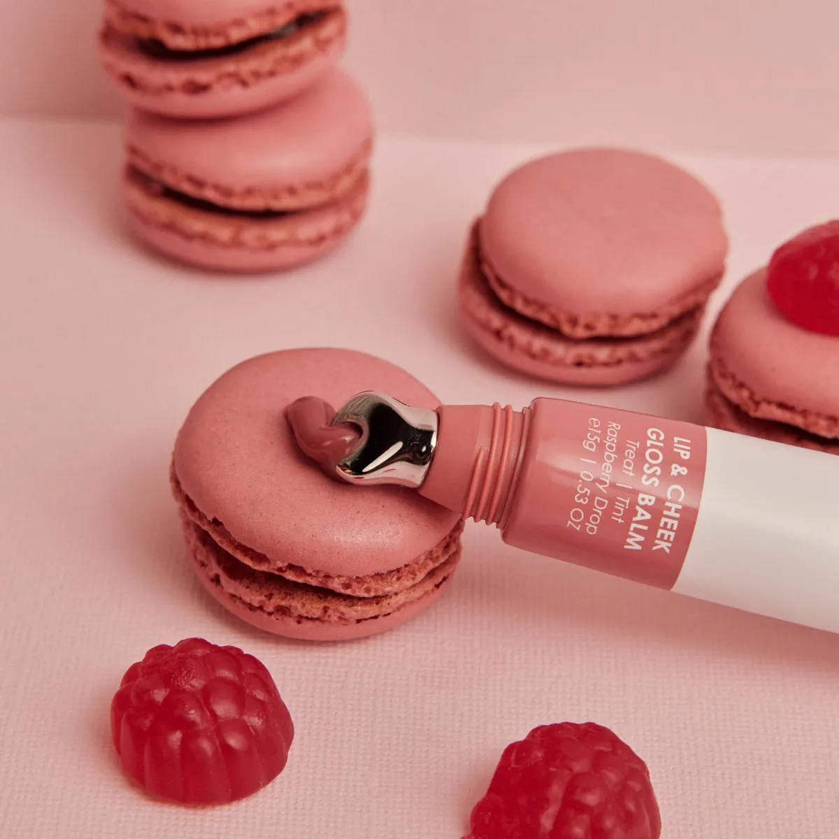 LIP & CHEEK GLOSS BALM - RASPBERRY DROP