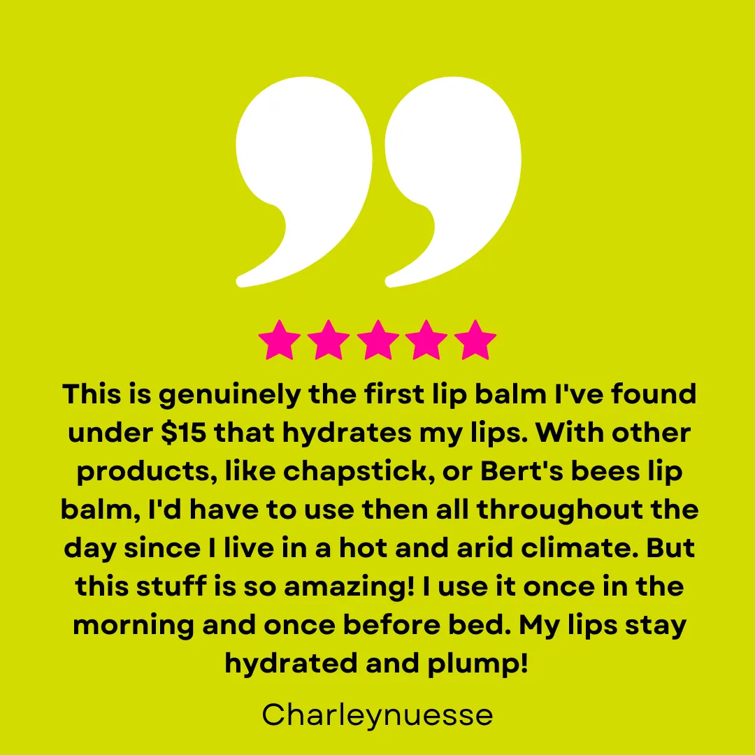 LIP BOMB Organic Lip Balm