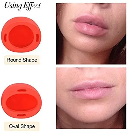 Lip Plumper - MEXITOP Cherry Soft Silicone Lip Enhancer Plumper Pump Device Natural Fuller Thicker and Sexy Quick Lip Enhancement Plumping Tool