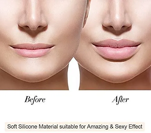Lip Plumper - MEXITOP Cherry Soft Silicone Lip Enhancer Plumper Pump Device Natural Fuller Thicker and Sexy Quick Lip Enhancement Plumping Tool