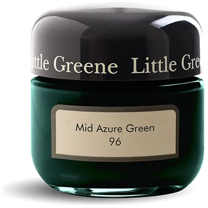 Little Greene Mid Azure Green Paint 096