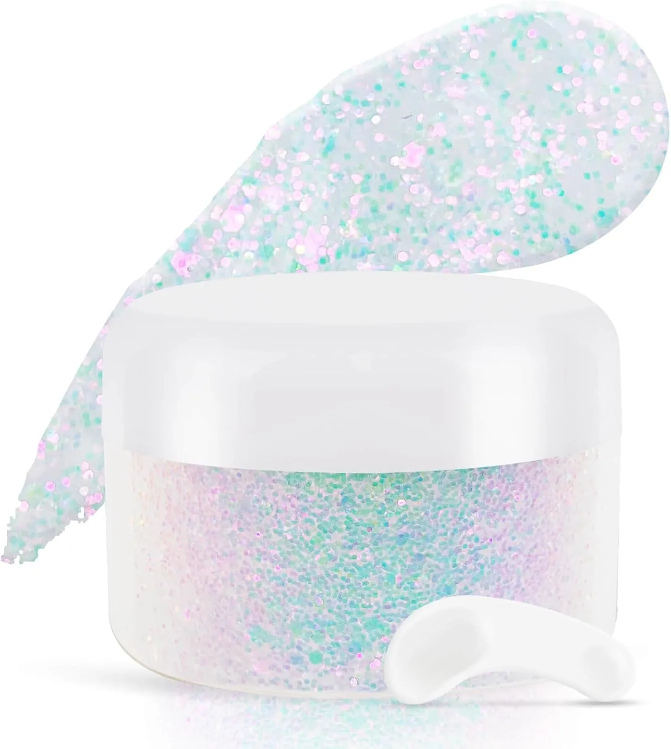Mardi Gras Face Glitter,Green Purple Gold Mixed Holographic Chunky Body Glitter Gel,Mardi Gras Glitter,Festival Sequins for Face and Body, New Orleans Decorative Carnival Decorations