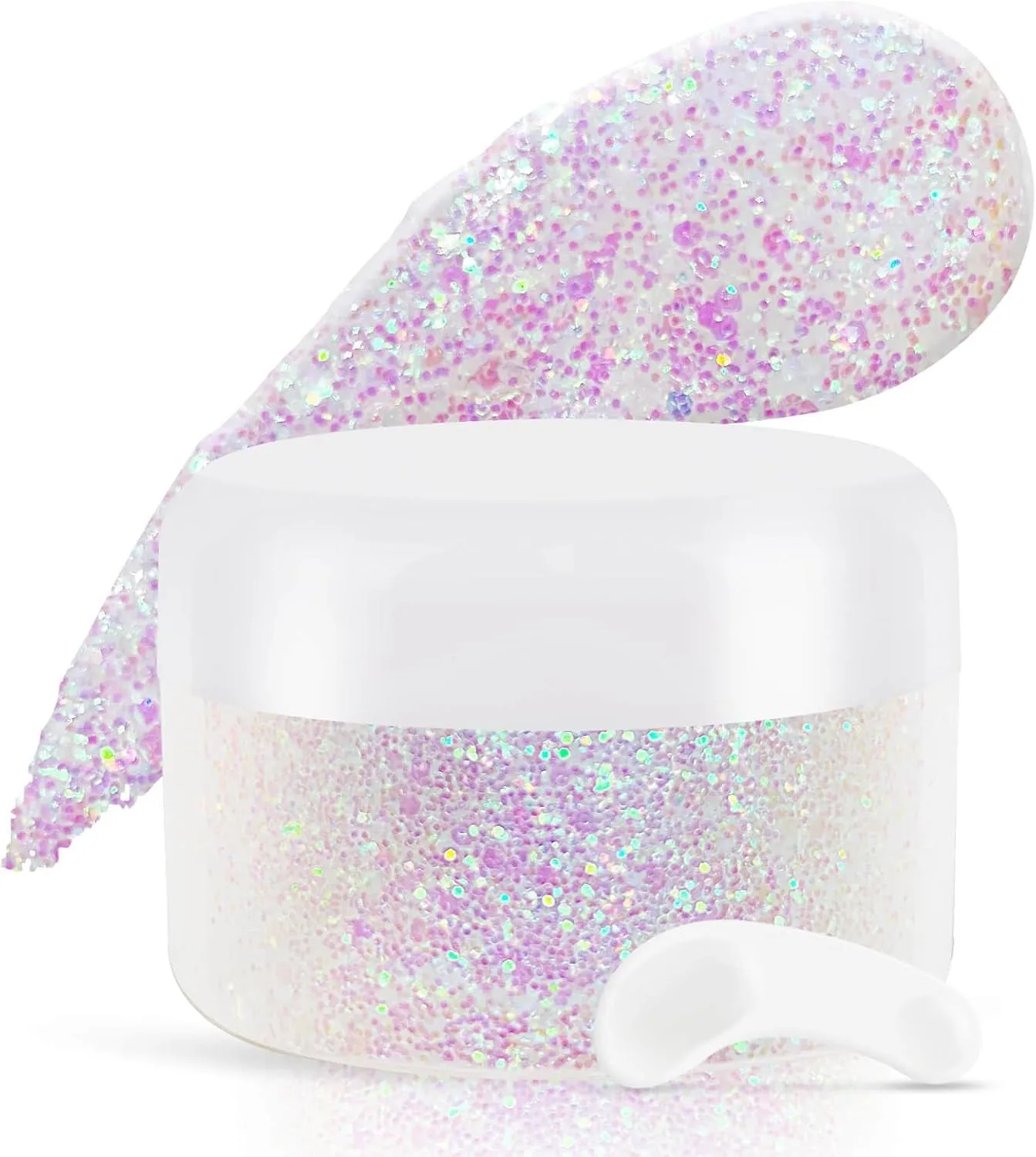 Mardi Gras Face Glitter,Green Purple Gold Mixed Holographic Chunky Body Glitter Gel,Mardi Gras Glitter,Festival Sequins for Face and Body, New Orleans Decorative Carnival Decorations