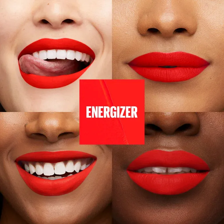 Maybelline Super Stay Matte Ink Moodmakers Collection Liquid Lipstick 445 Energizer  - 0.17 fl oz