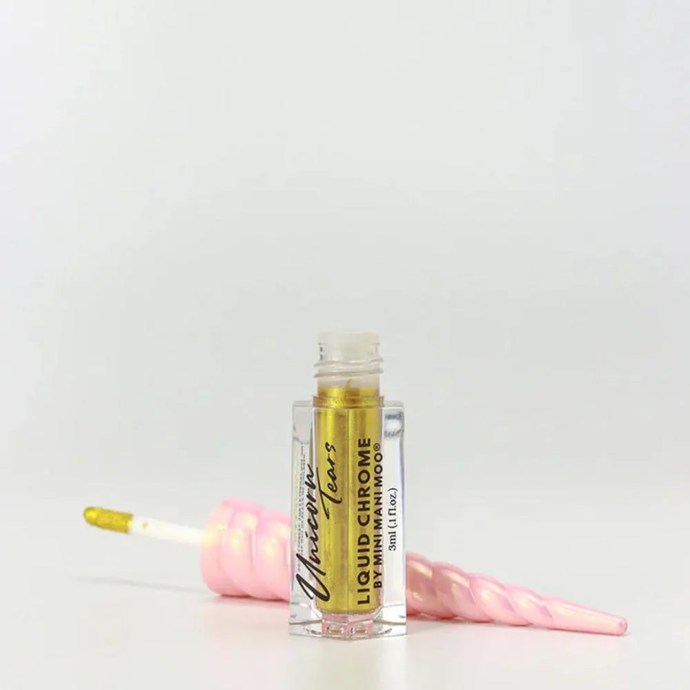 Mini Mani Moo! Unicorn Tears Liquid Chrome - Gold / 0.1 oz.