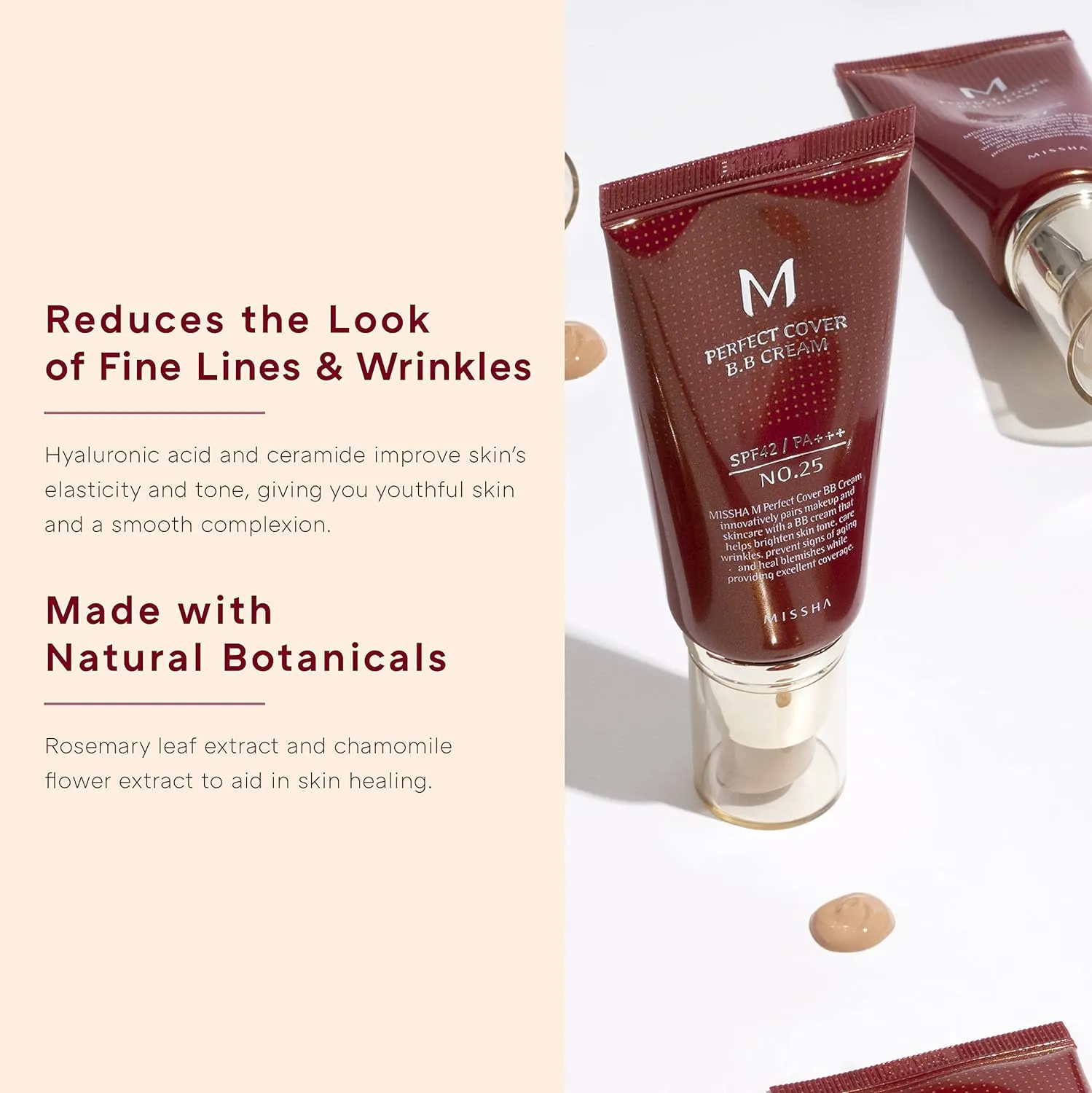 Missha M Perfect Cover BB Cream No.25 Warm Beige SPF 42 PA    50ml