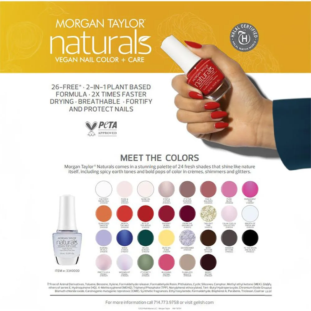 Morgan Taylor Naturals - Busy As A Bee / 0.5 oz.