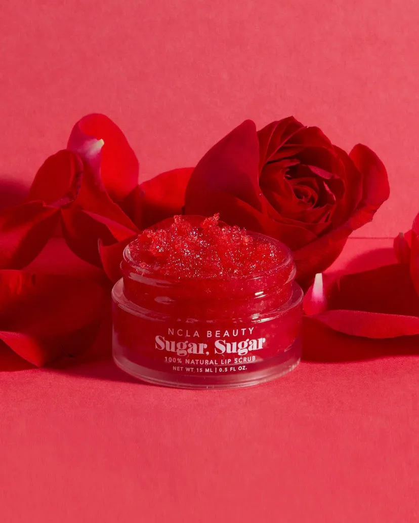 NCLA Beauty Sugar Sugar Red Roses Lip Scrub