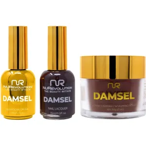 NuRevolution Noble 4-in-1 - LED/UV Soak Off Gel Polish 0.5 oz.   Nail Lacquer 0.5 oz.   Acrylic - Dipping - Sculpting Powder 2 oz. - #NMS120 Twilight Templation