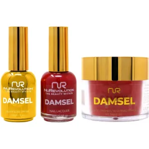 NuRevolution Noble 4-in-1 - LED/UV Soak Off Gel Polish 0.5 oz.   Nail Lacquer 0.5 oz.   Acrylic - Dipping - Sculpting Powder 2 oz. - #NMS31 Redwood Rhapsody