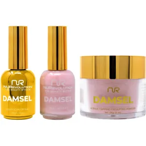 NuRevolution Noble 4-in-1 - LED/UV Soak Off Gel Polish 0.5 oz.   Nail Lacquer 0.5 oz.   Acrylic - Dipping - Sculpting Powder 2 oz. - #NMS37 Blushing Beauty