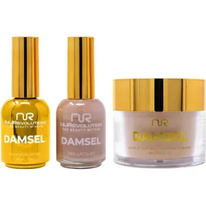 NuRevolution Noble 4-in-1 - LED/UV Soak Off Gel Polish 0.5 oz.   Nail Lacquer 0.5 oz.   Acrylic - Dipping - Sculpting Powder 2 oz. - #NMS51 Coffee Cream