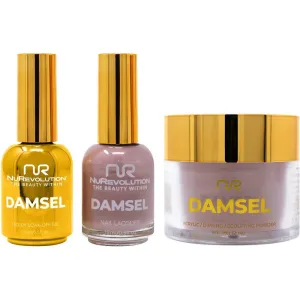 NuRevolution Noble 4-in-1 - LED/UV Soak Off Gel Polish 0.5 oz.   Nail Lacquer 0.5 oz.   Acrylic - Dipping - Sculpting Powder 2 oz. - #NMS60 Delight