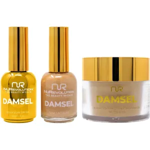 NuRevolution Noble 4-in-1 - LED/UV Soak Off Gel Polish 0.5 oz.   Nail Lacquer 0.5 oz.   Acrylic - Dipping - Sculpting Powder 2 oz. - #NMS65 Bronze Brilliance