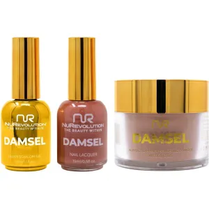 NuRevolution Noble 4-in-1 - LED/UV Soak Off Gel Polish 0.5 oz.   Nail Lacquer 0.5 oz.   Acrylic - Dipping - Sculpting Powder 2 oz. - #NMS70 Cinnamon Spice