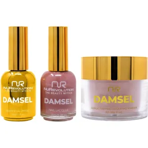 NuRevolution Noble 4-in-1 - LED/UV Soak Off Gel Polish 0.5 oz.   Nail Lacquer 0.5 oz.   Acrylic - Dipping - Sculpting Powder 2 oz. - #NMS83 Fuzzy Wuzzy