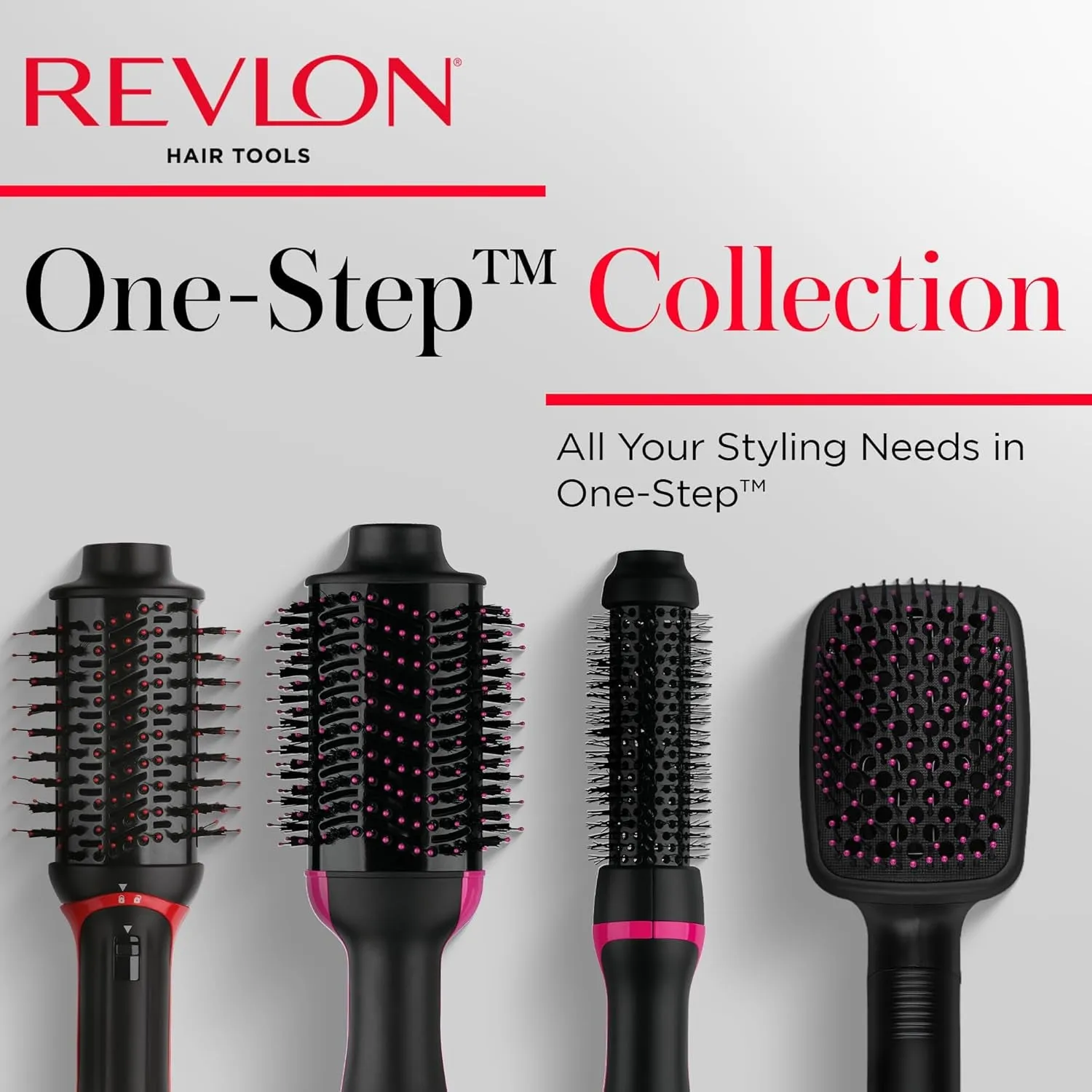 One-Step Hair Dryer and Styler - Root Booster round Brush for Styling, Dryer Brush for Fast and Easy Salon-Quality Blowout, More Shine and Less Frizz (1-1/2 In)