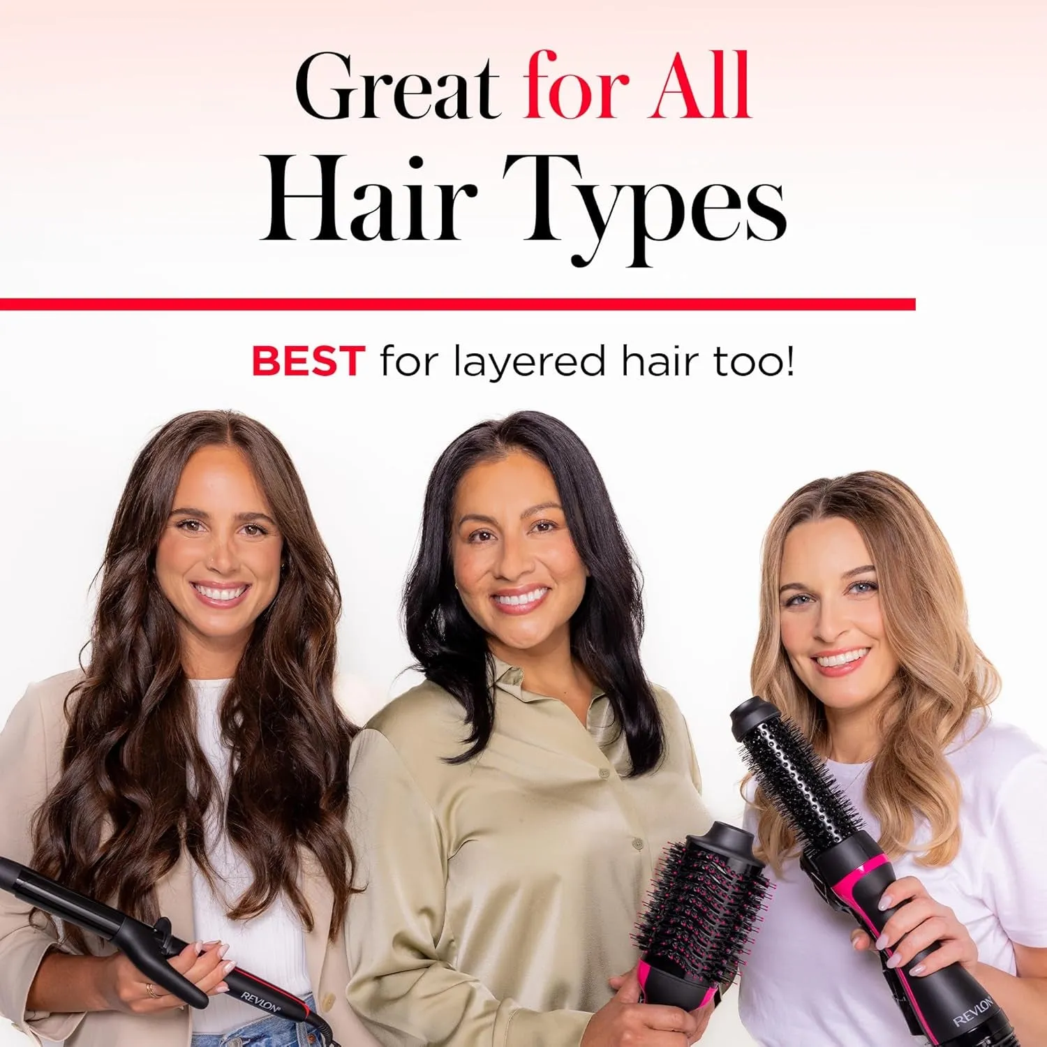 One-Step Hair Dryer and Styler - Root Booster round Brush for Styling, Dryer Brush for Fast and Easy Salon-Quality Blowout, More Shine and Less Frizz (1-1/2 In)